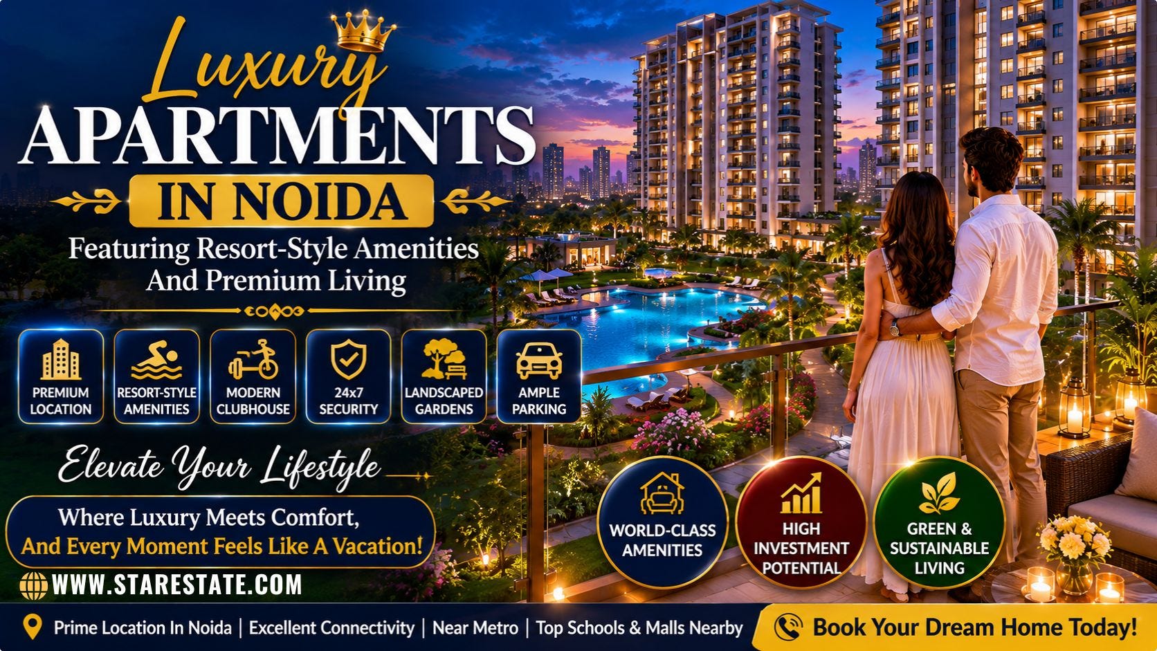 Explore Exclusive Luxury Apartments In Noida Crafted For Modern Families