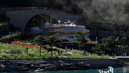 Für Hochseeschiff: Norwegen baut Schiffstunnel zwischen Fjorden