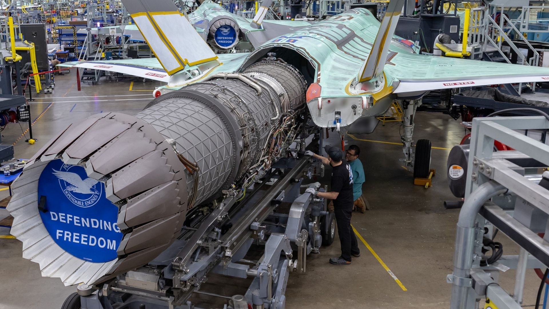 Germany’s first F-35 stealth fighter moves closer to service with key engine installation
