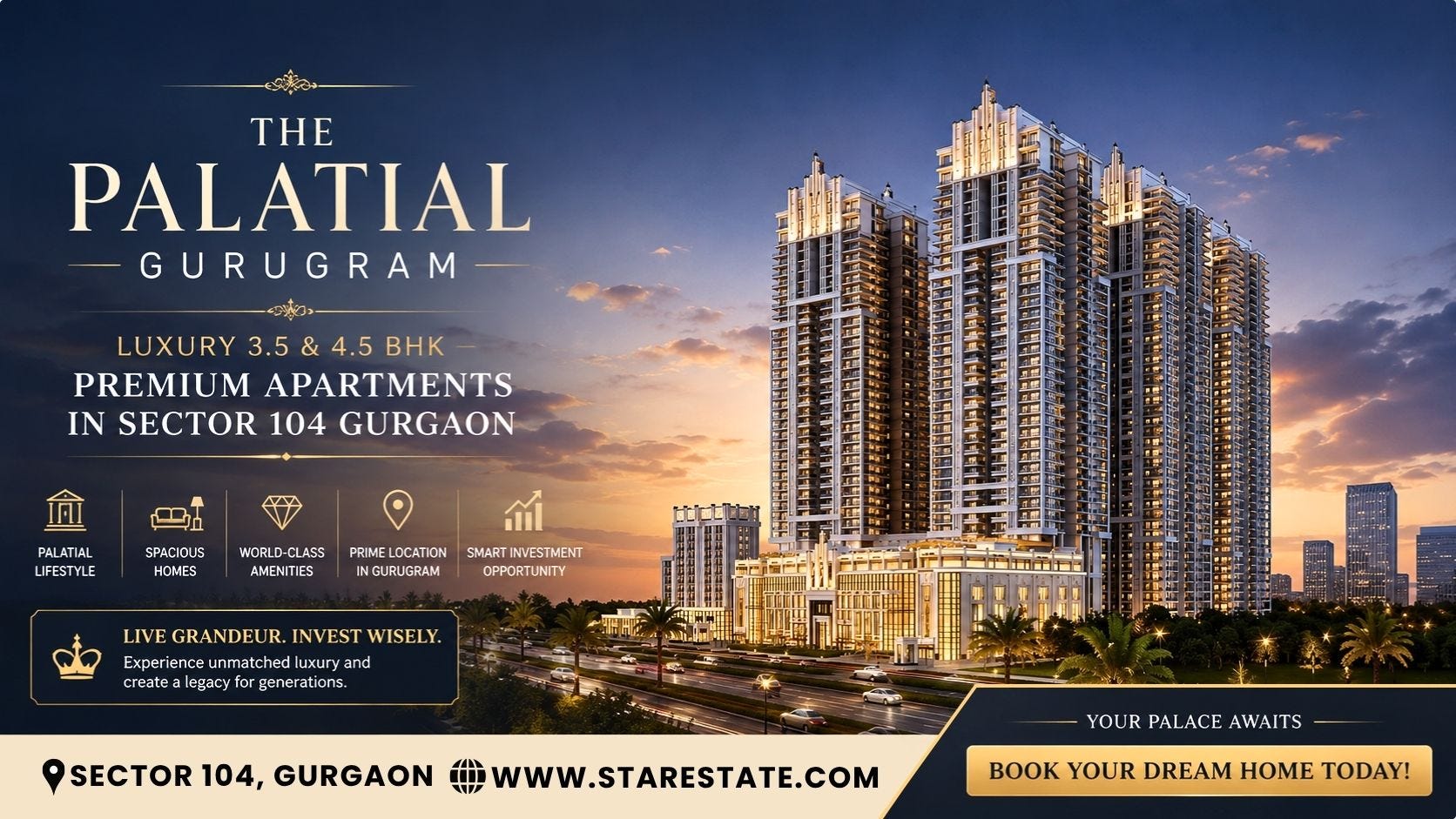 Hero The Palatial Gurgaon | Premium Apartments For Modern Families