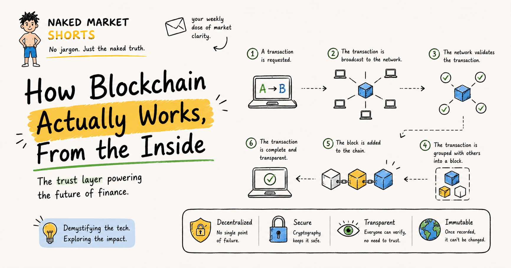 How Blockchain Actually Works, From the Inside