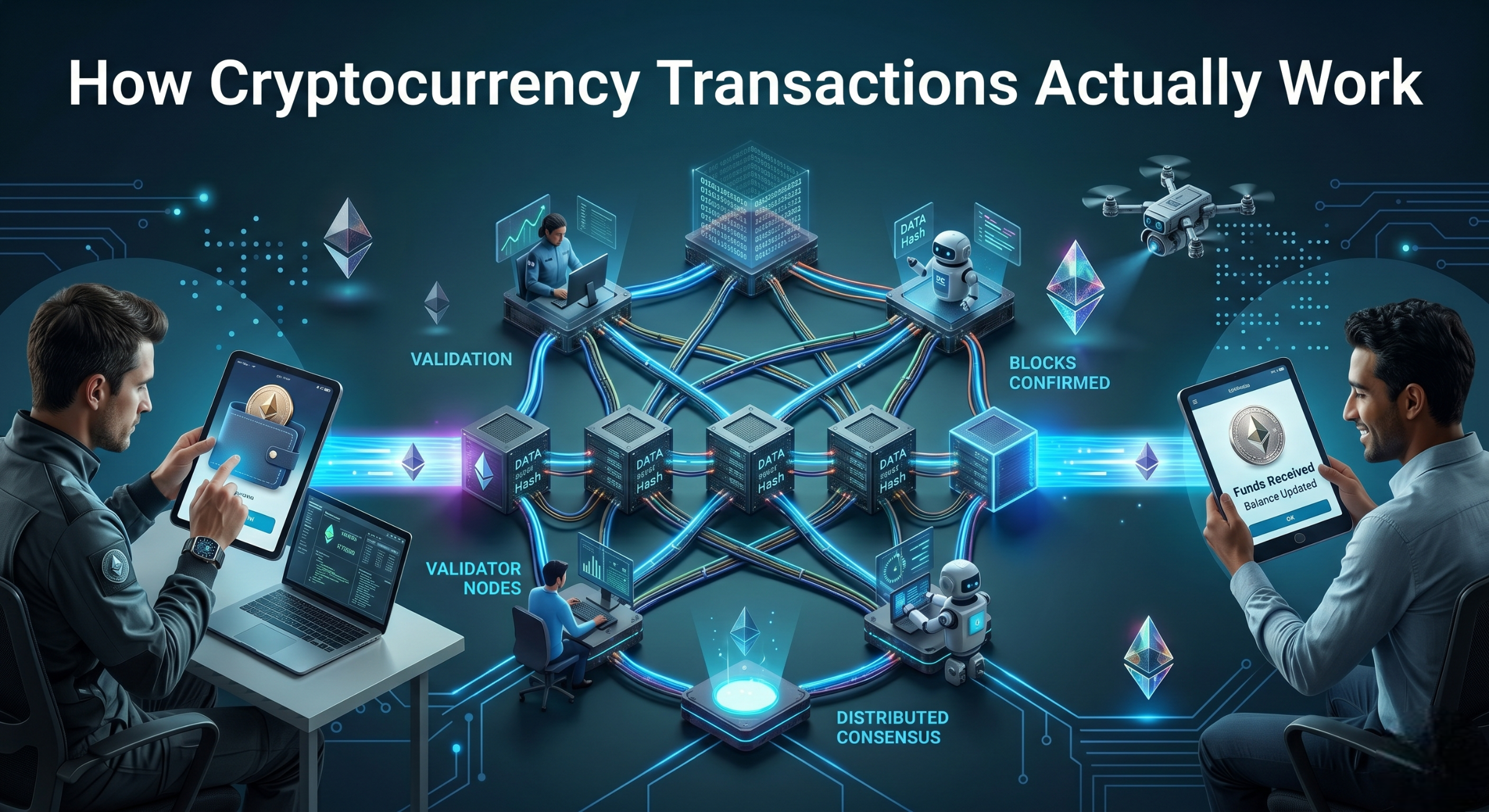 How Cryptocurrency Transactions Actually Work