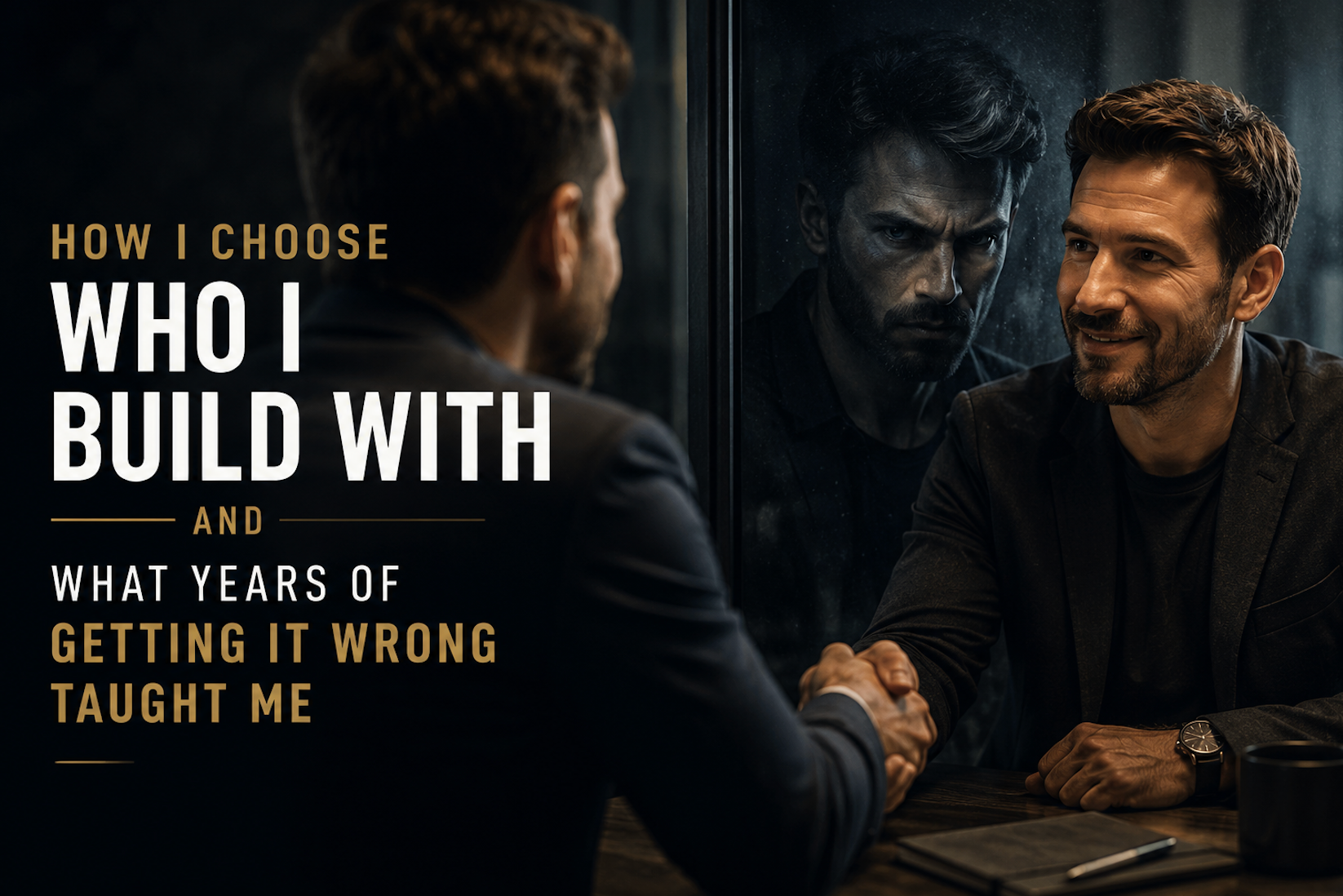How I Choose Who I Build With And What Years of Getting It Wrong Taught Me