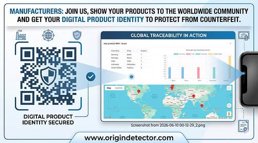 How Origin Detector’s ODQR Codes Help Manufacturers
Fight Counterfeits, Gather Real Feedback, and…