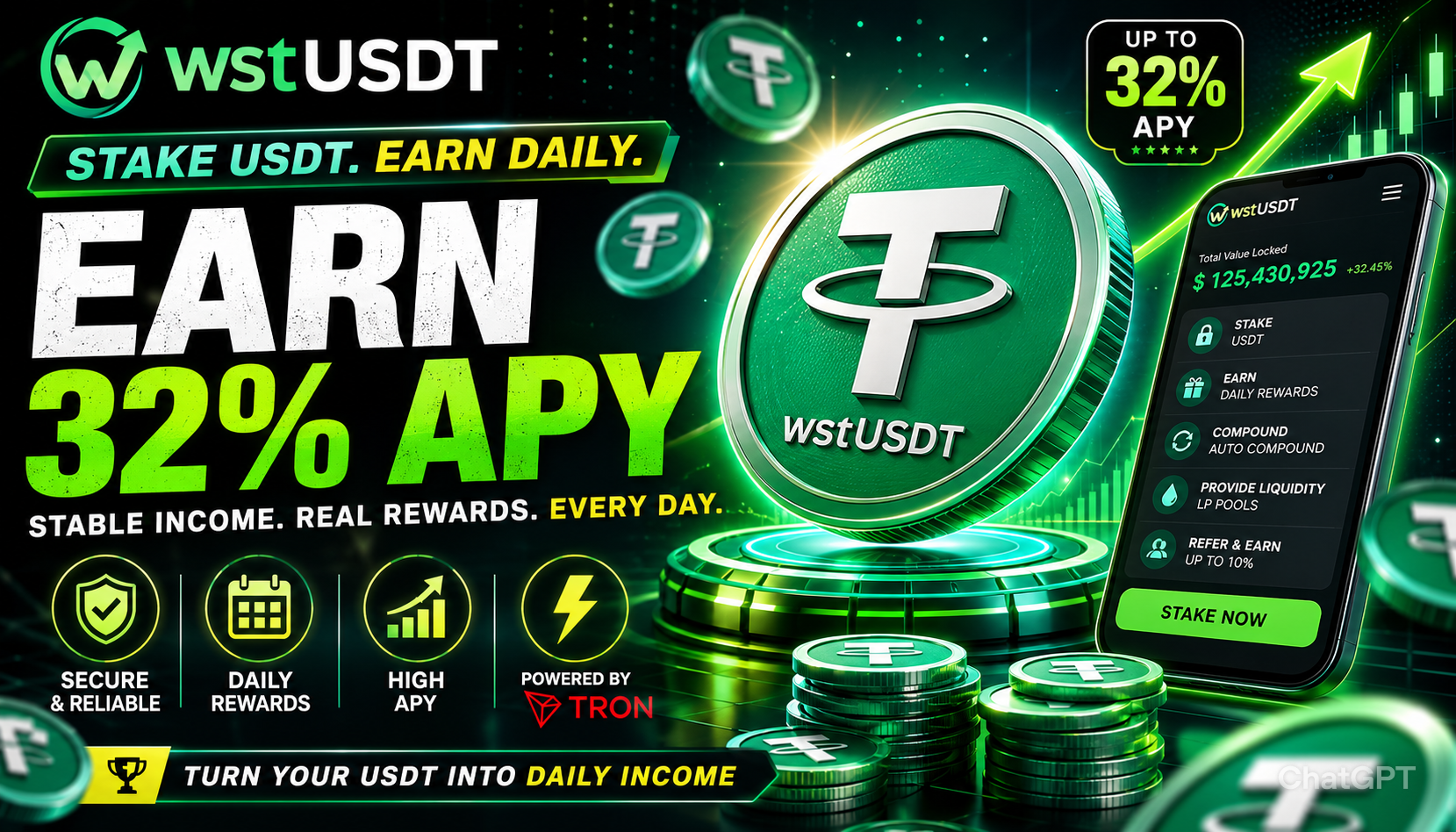 How to Earn Passive Income With USDT in 2026: The Complete Guide to wstUSDT and Stablecoin Yield…