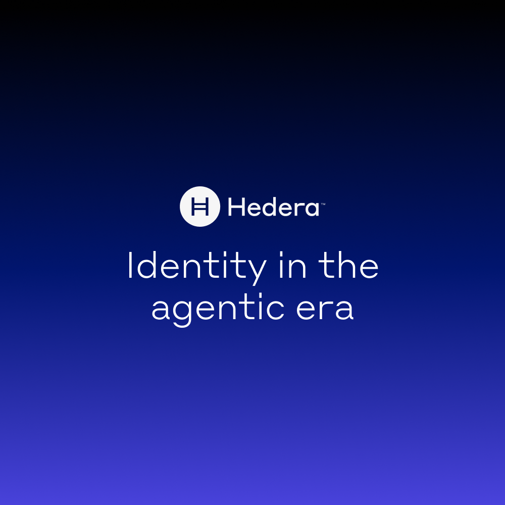 Identity in the agentic era