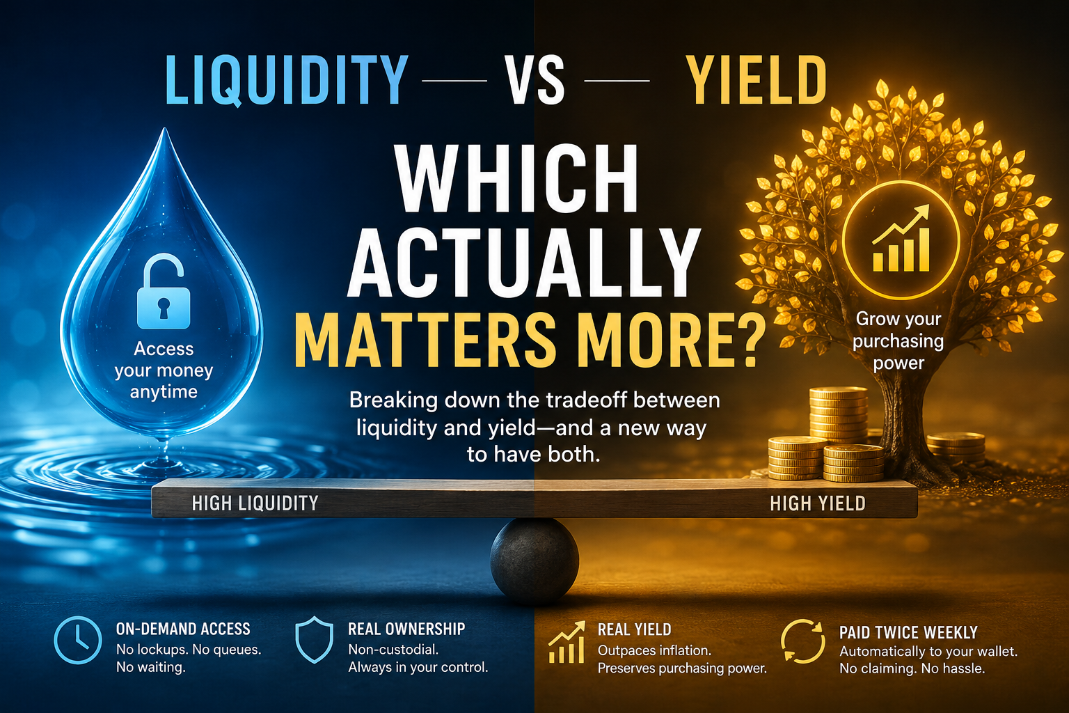 Liquidity vs Yield: Which Actually Matters More?