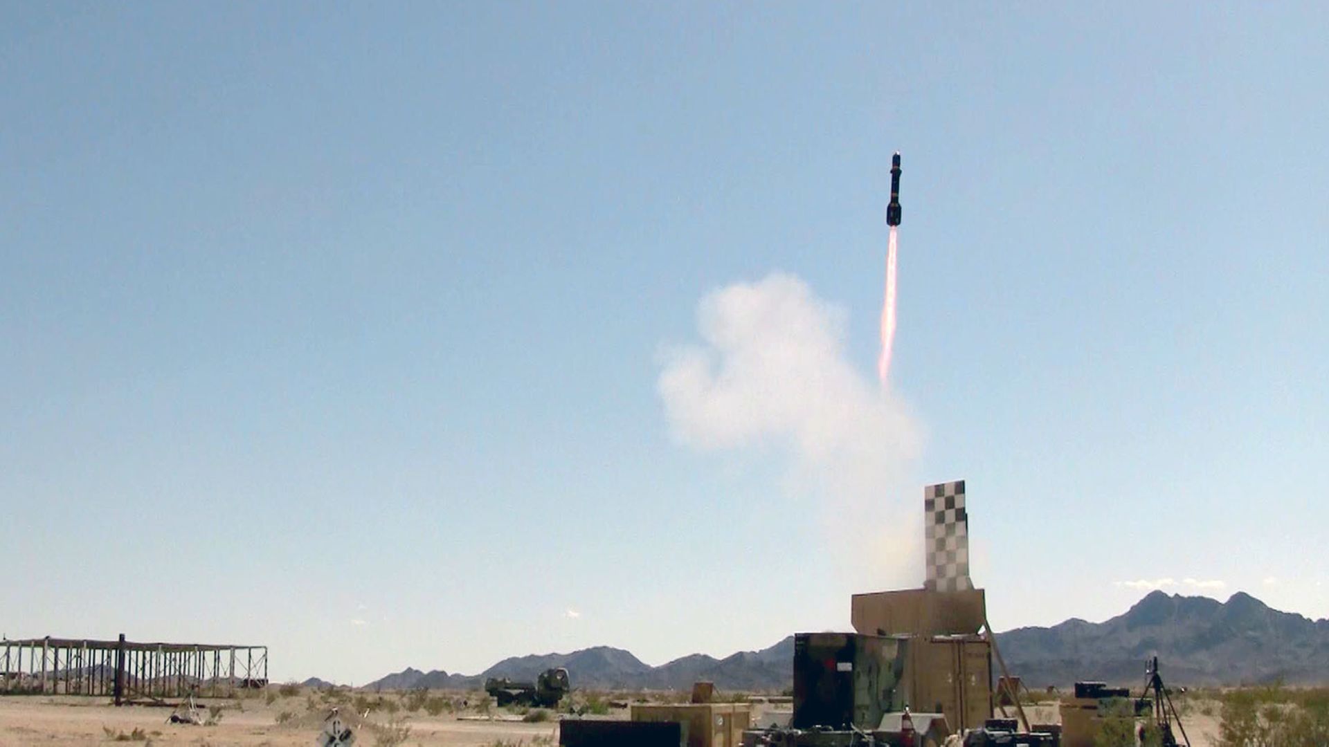 Lockheed’s 10-foot containerized launcher shoots down 1,320-pound attack drone
