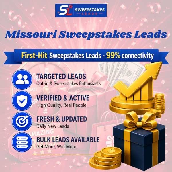 Missouri Sweepstakes Leads
