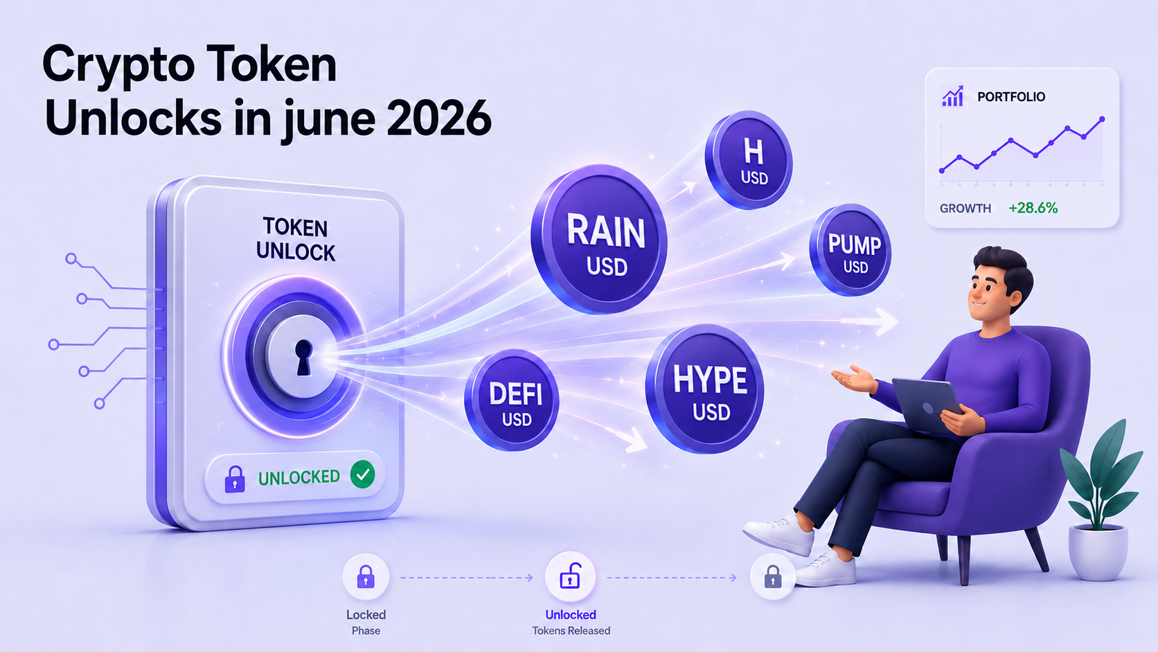 More Than $1.5 Billion in Crypto Token Unlocks Are