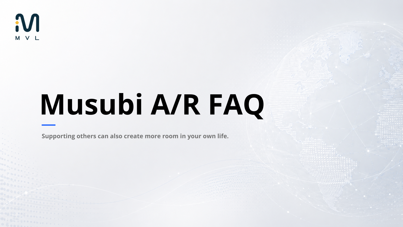 Musubi A/R FAQ Now Available on GitBook
