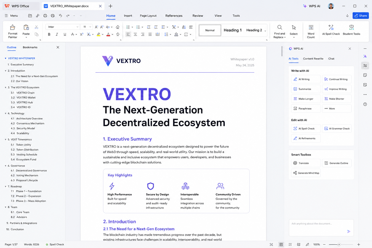 My Technical Workflow for Turning Research Into a Whitepaper Using WPS Office