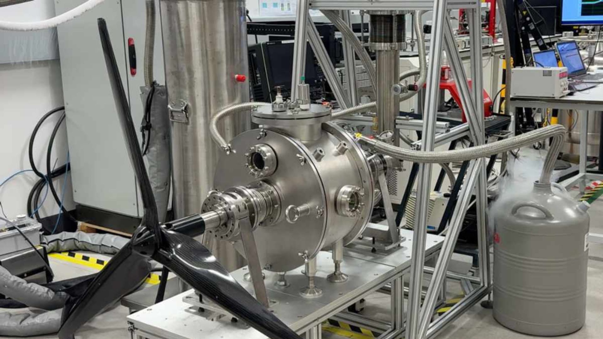New 100kW superconducting motor paves way for future electric propulsion aircraft