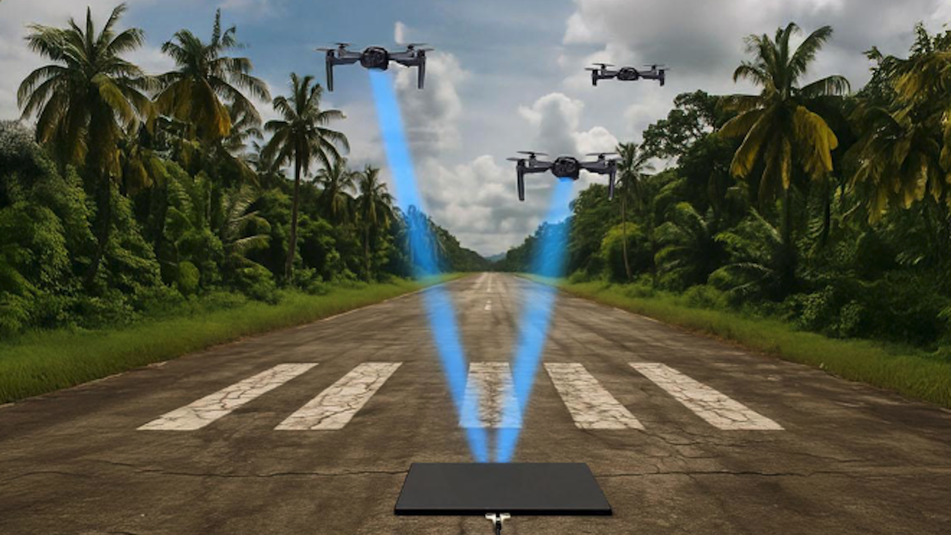 Next-gen wireless drone swarm stays airborne 24/7, never needs to land