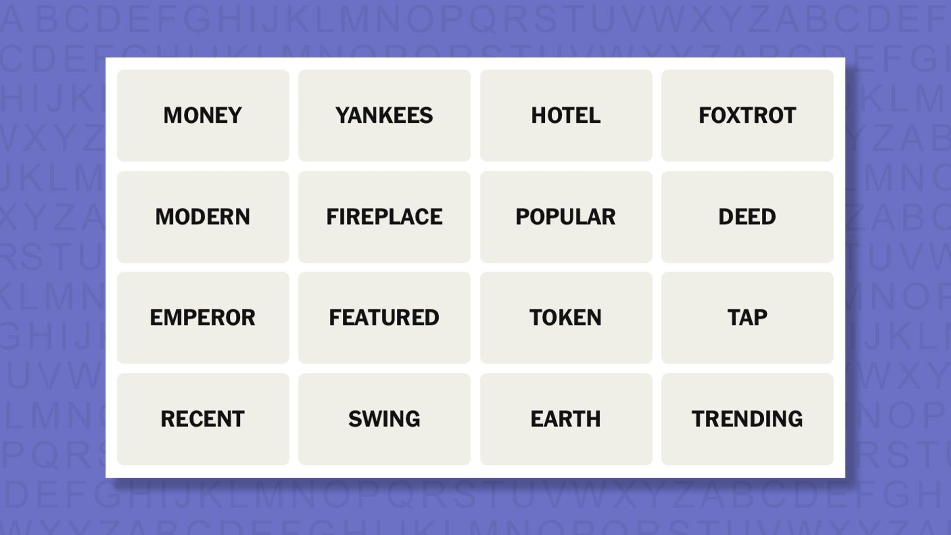 NYT Connections hints and answers for Tuesday, June 23 (game #1108)
