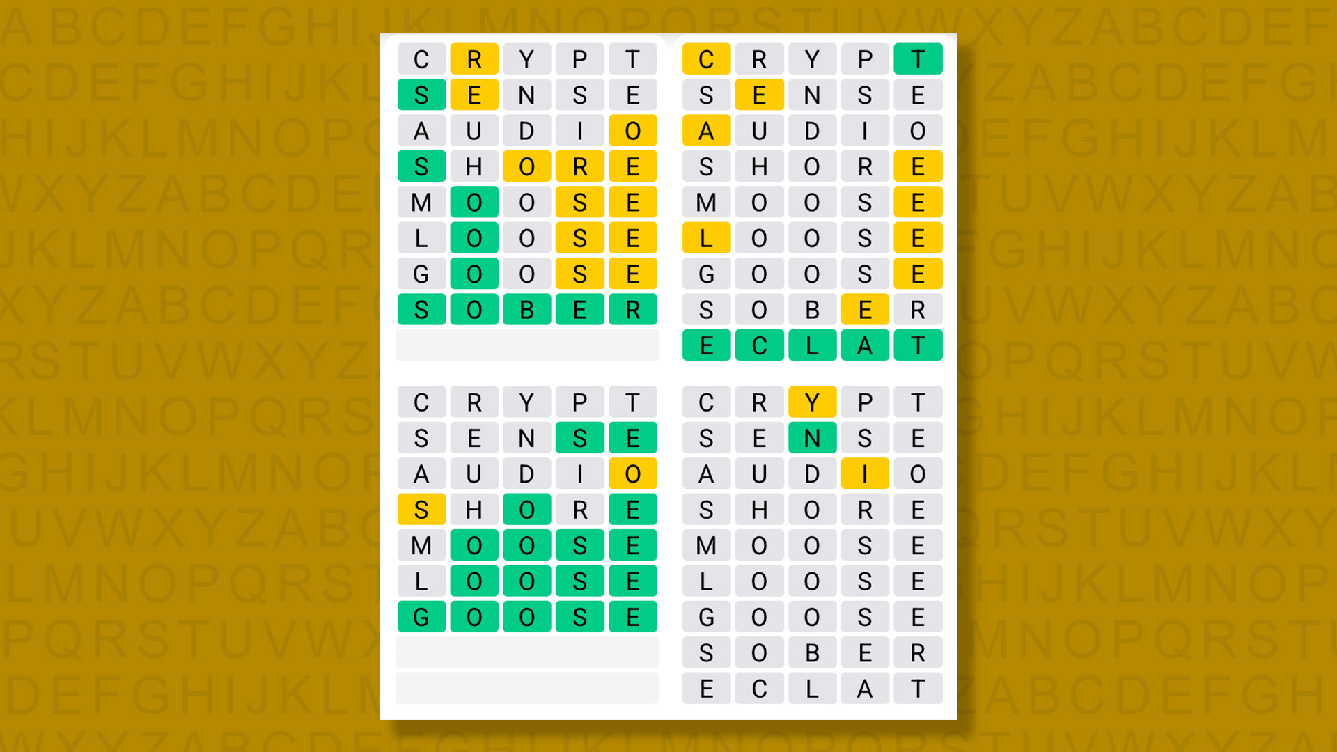 Quordle hints and answers for Wednesday, June 24 (game #1612)