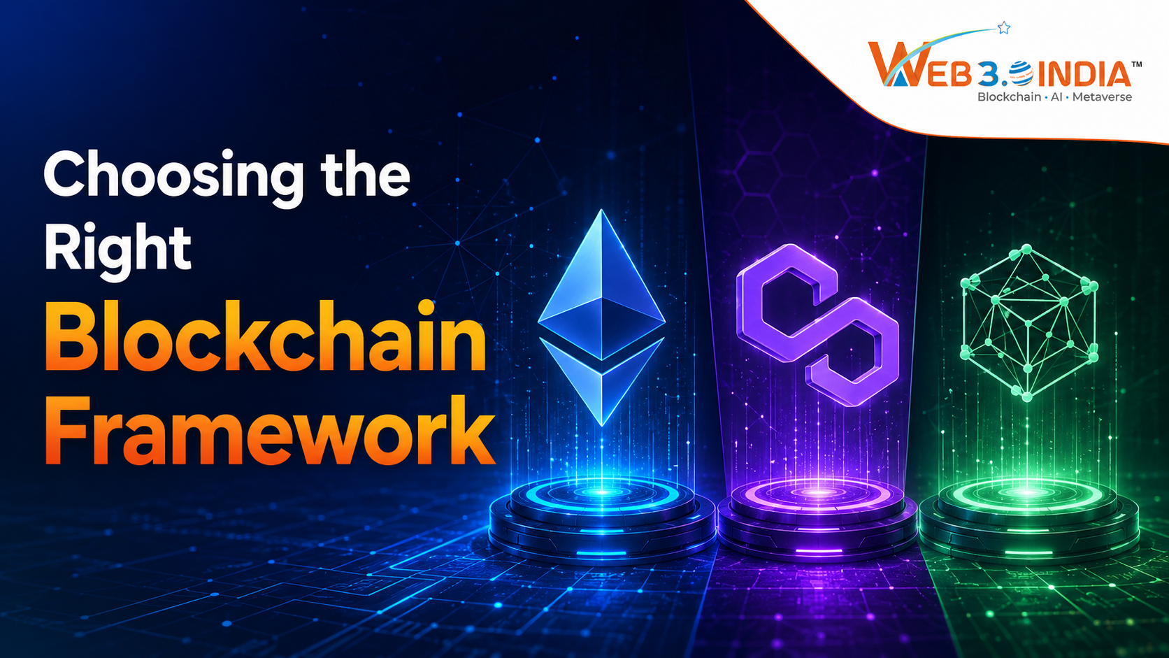 Right Blockchain Framework: Ethereum, Polygon, or Hyperledger
