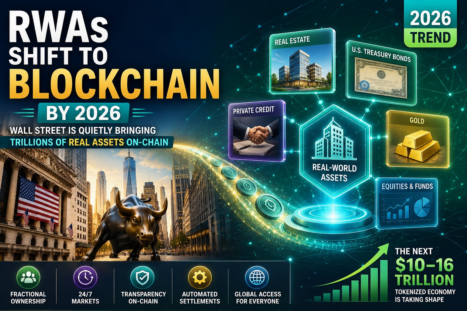 RWAs Shift To Blockchain By 2026 As Wall Street Moves Silently