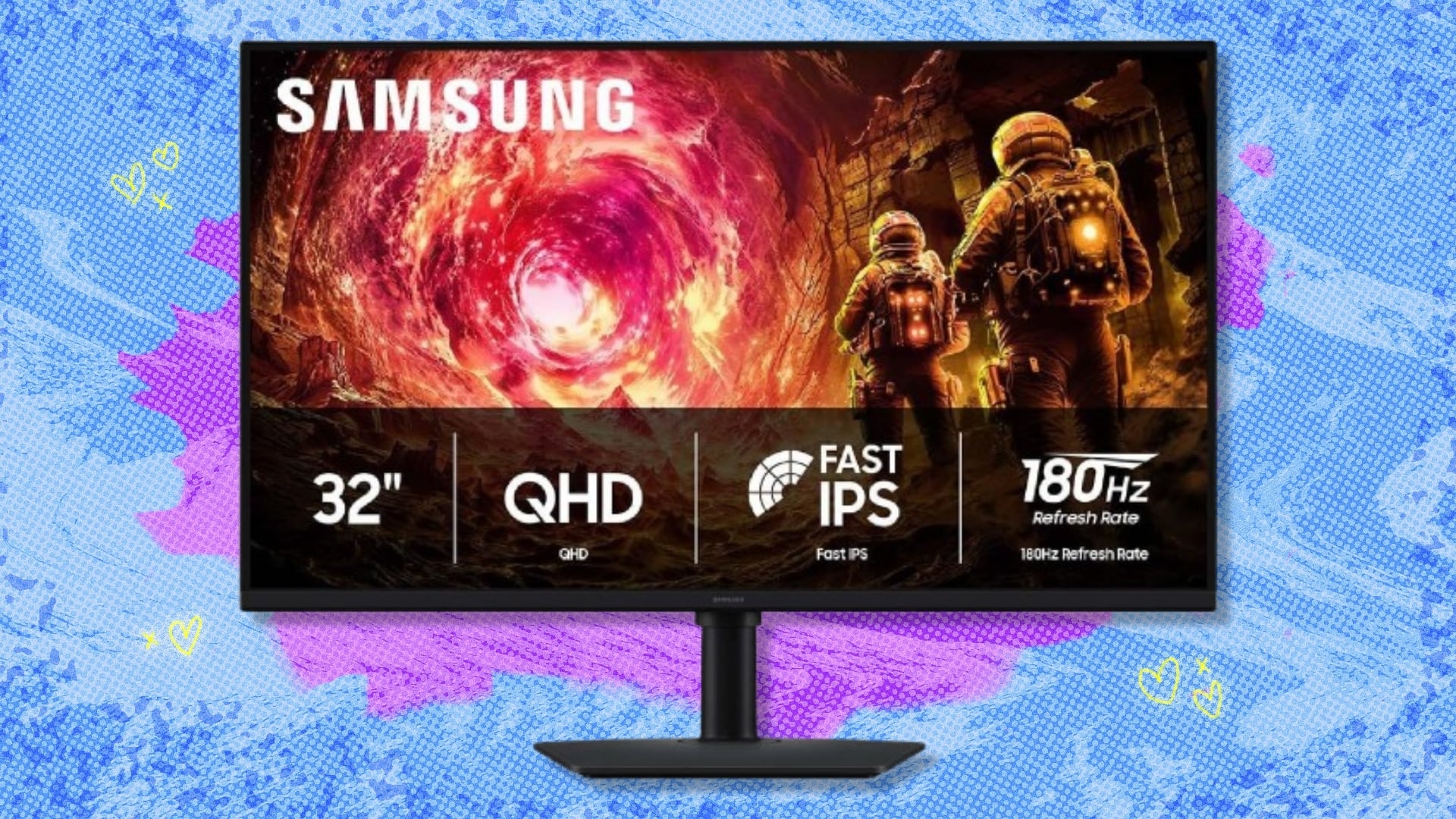 Samsungs 32-inch Odyssey G5 QHD gaming monitor has dropped to a record low price on Amazon