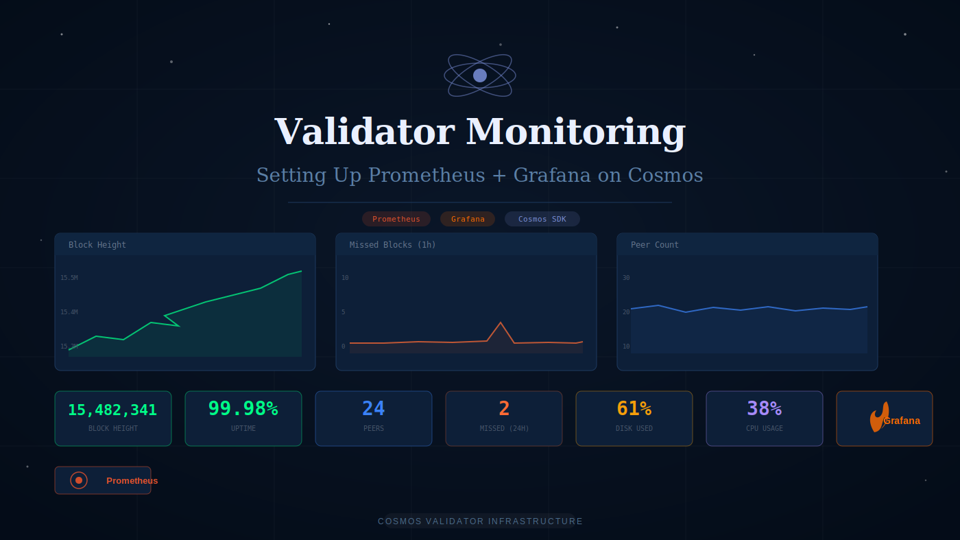 Setting Up Prometheus + Grafana for Cosmos Validator Monitoring
