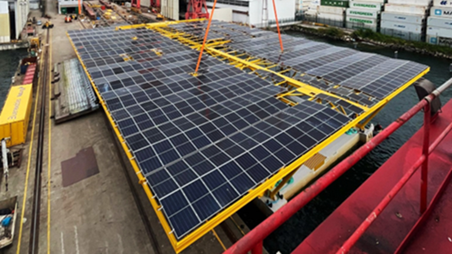 Spain launches floating solar platform that uses the sea to improve power output