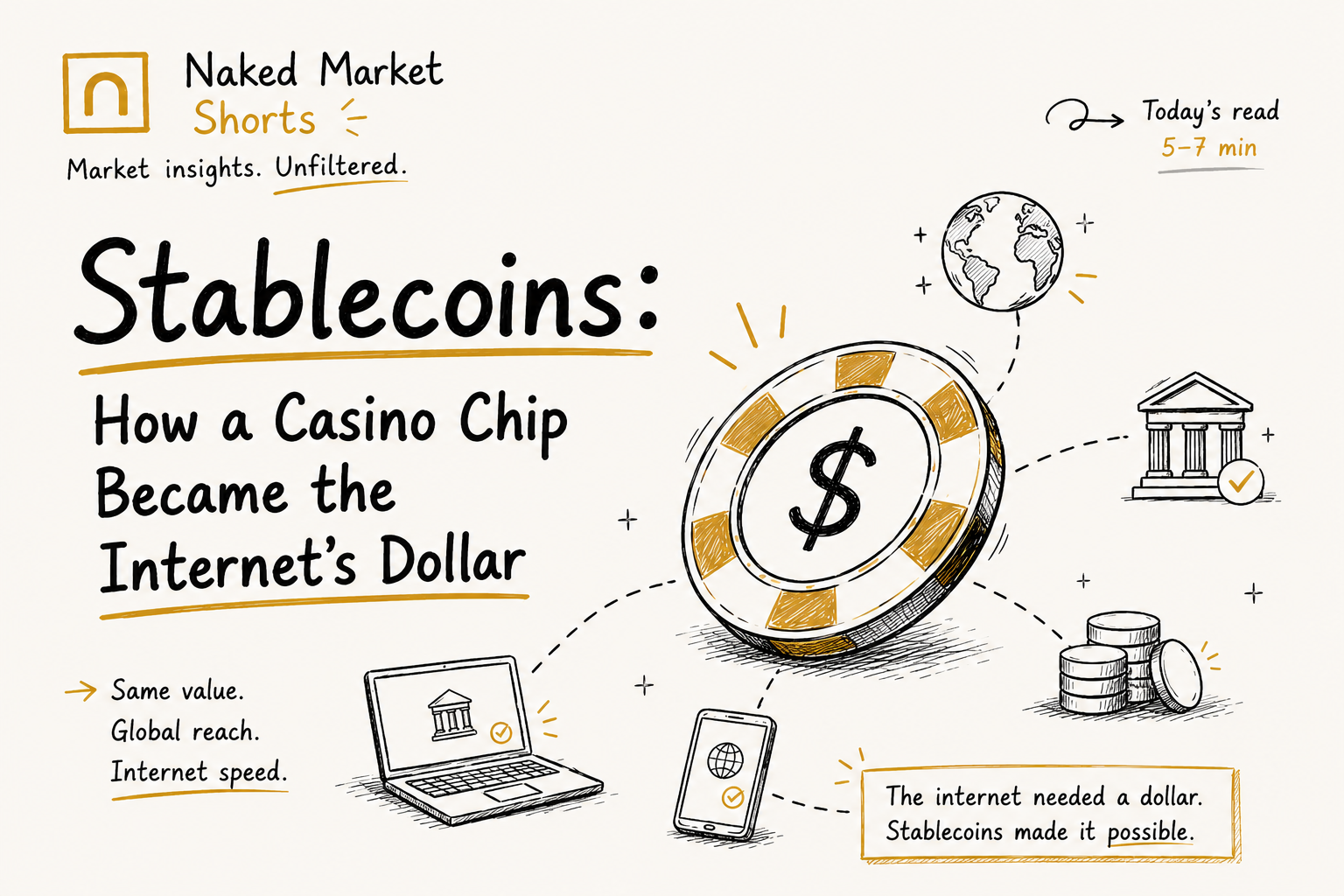 Stablecoins: How a Casino Chip Became the Internets Dollar