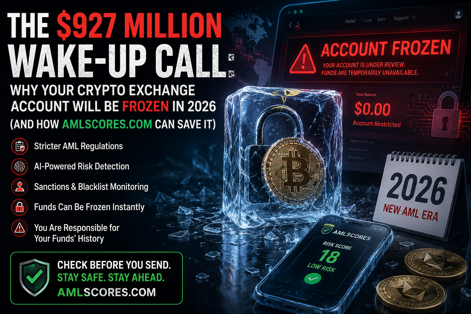 The $927 Million Wake‑Up Call: Why Your Crypto Exchange Account Will Be Frozen in 2026 (And How…
