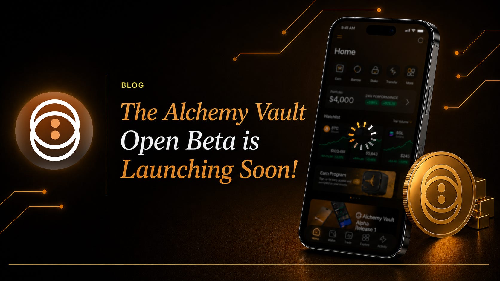 The Alchemy Vault Open Beta is Launching Soon!