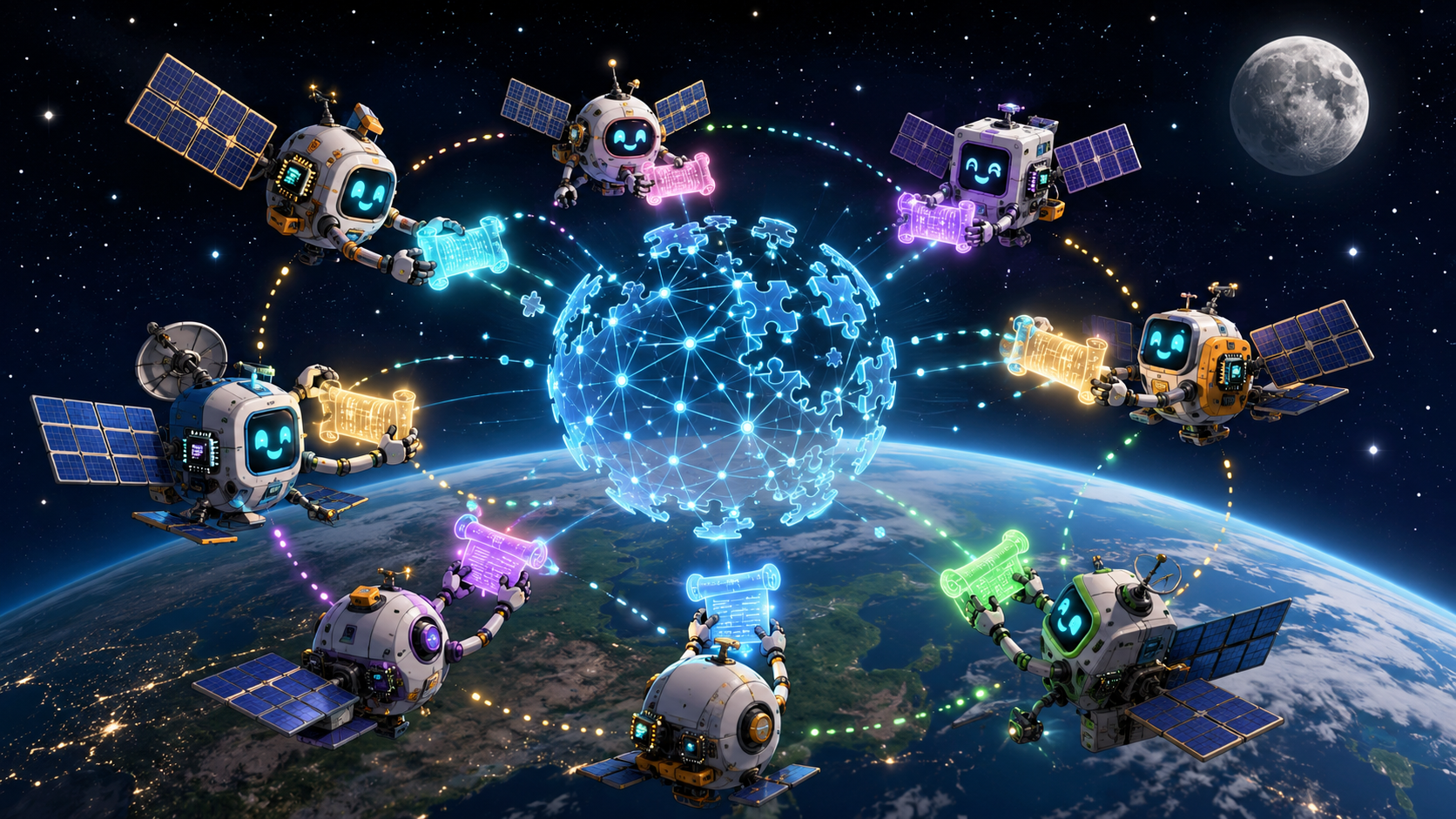 The Case for Decentralized AI Training in Space