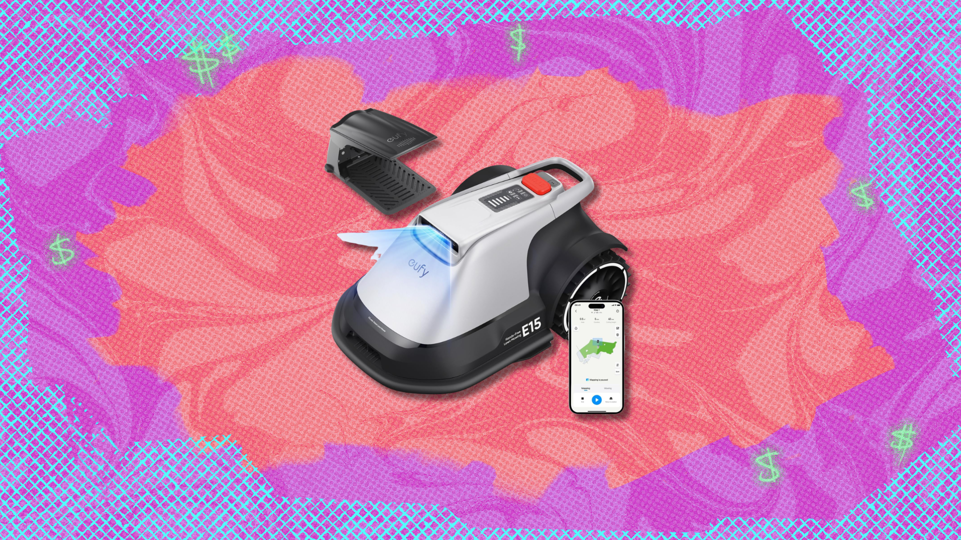 The Eufy Robot Lawn Mower E15 is at its lowest-ever price at Amazon
