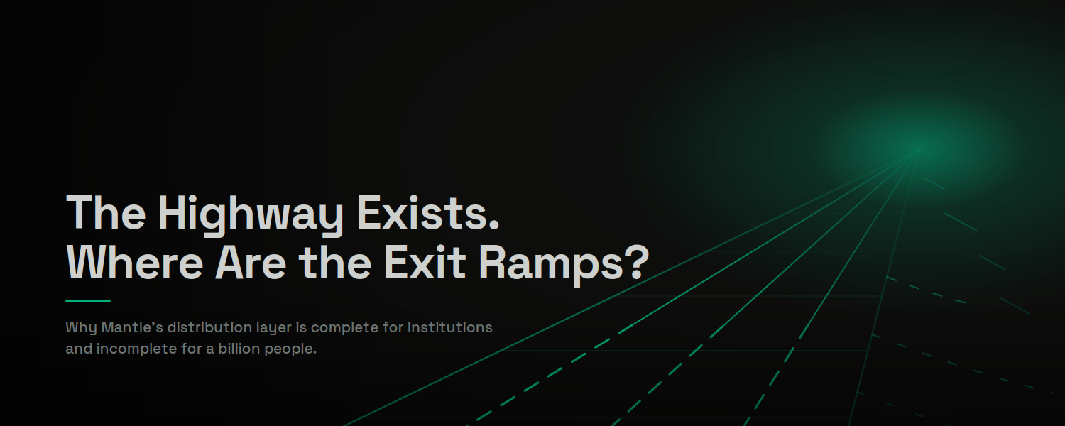 The Highway Exists. Where Are the Exit Ramps?