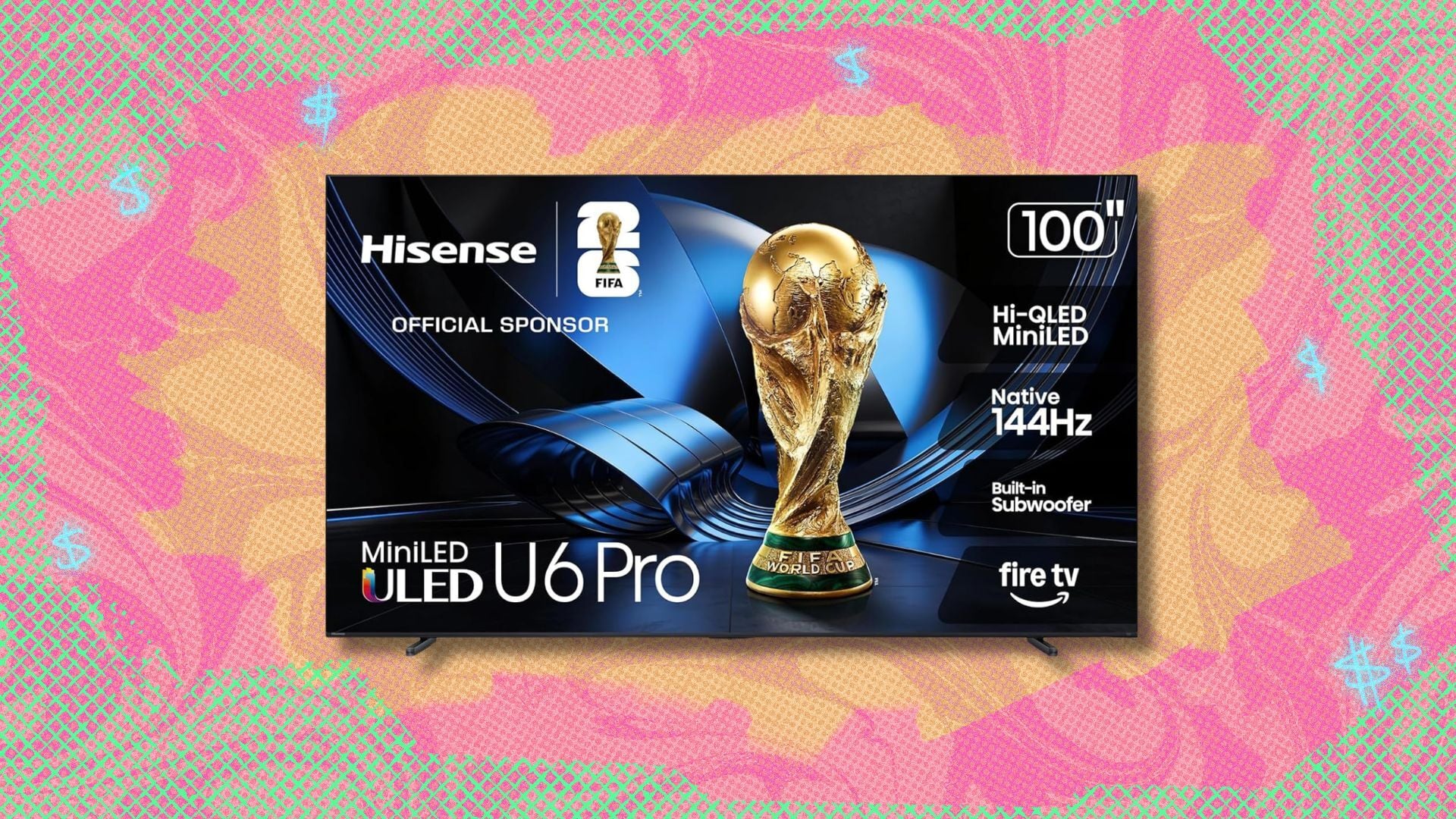 The Hisense 100-inch U6 Pro Series Mini‑LED 4K TV has never been cheaper — save over $1,000 at Amazon