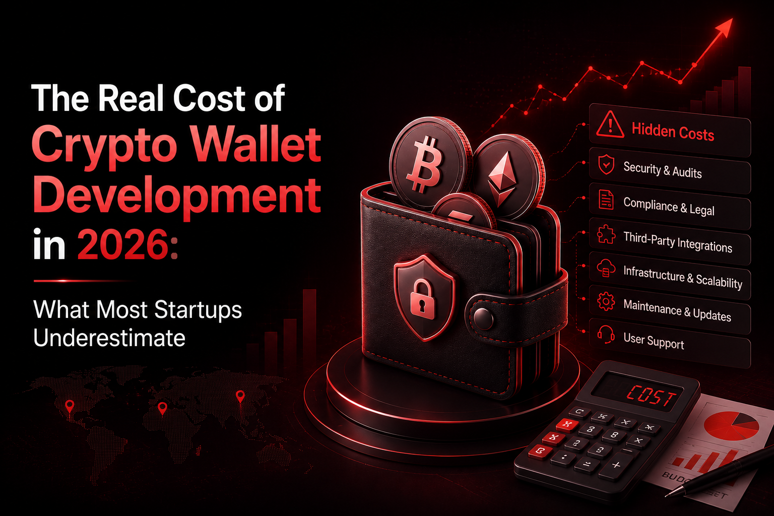 The Real Cost of Crypto Wallet Development in 2026: What Most Startups Underestimate