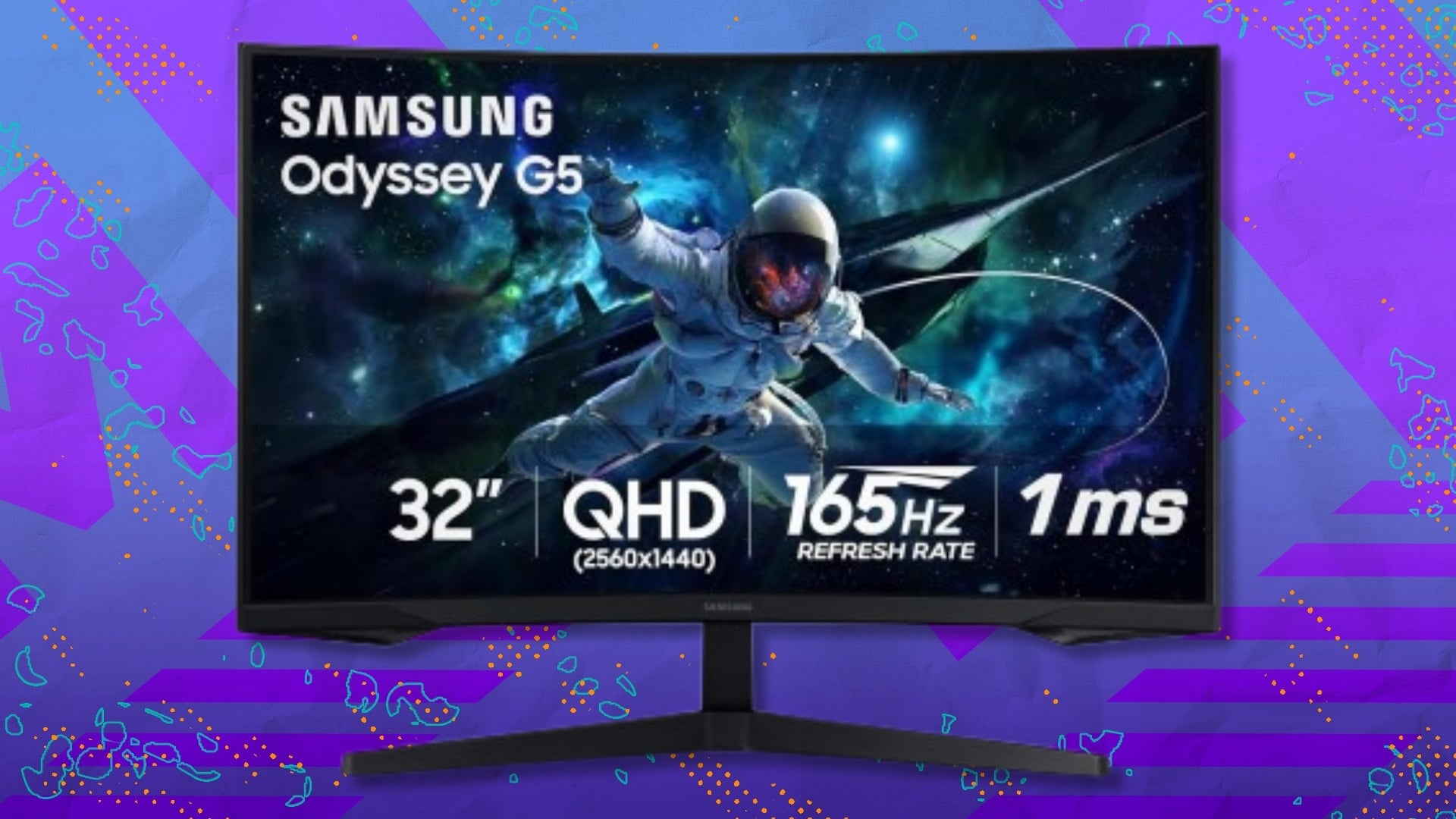 The Samsung Odyssey G5 gaming monitor is down to its best-ever price on Amazon — save $140