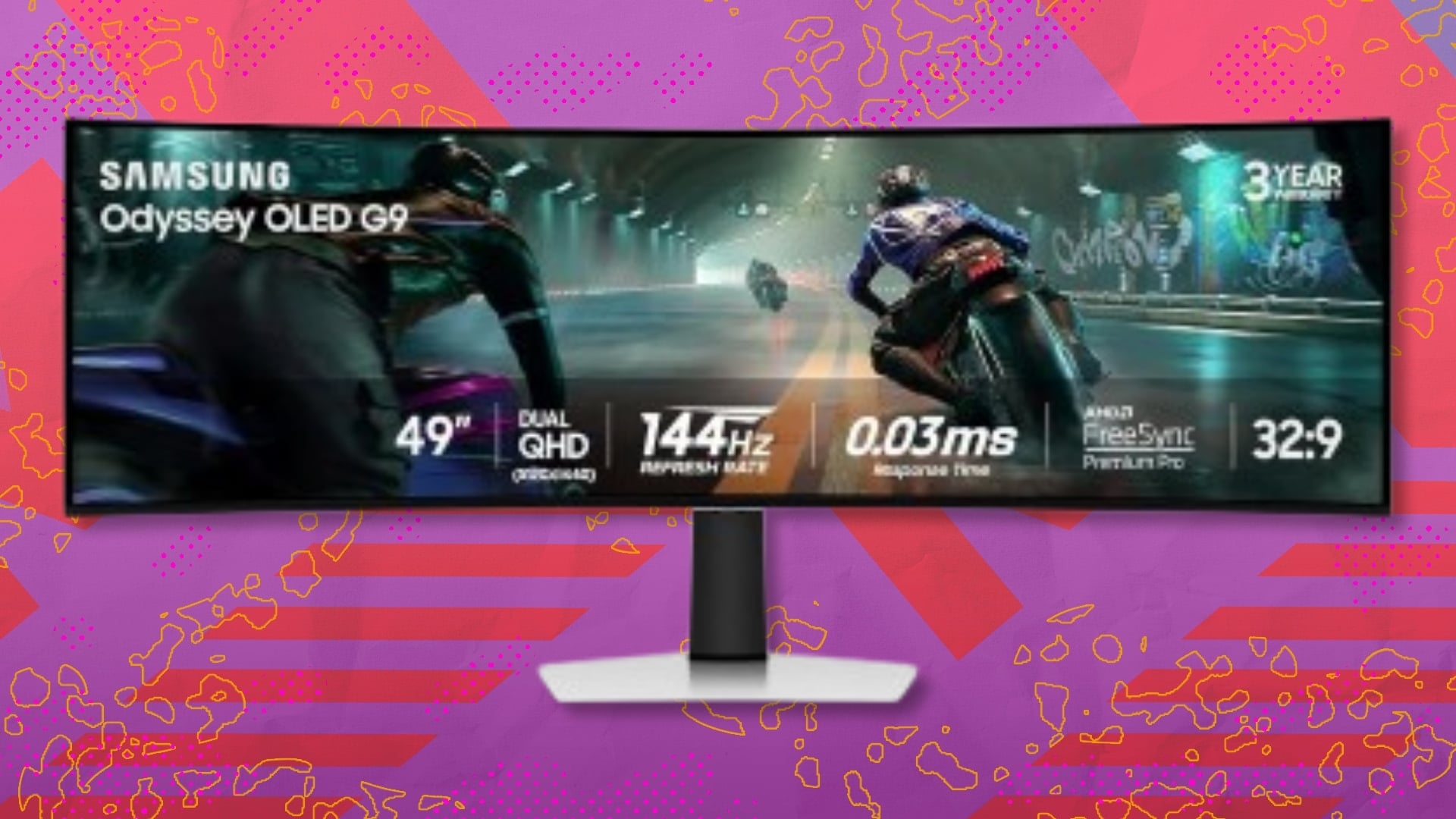 The Samsung Odyssey OLED G9 curved gaming monitor has never been cheaper — save $500 at Amazon
