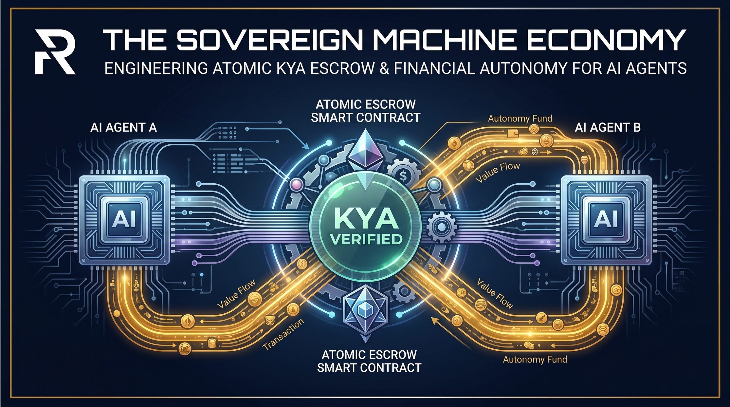 The Sovereign Machine: Engineering On-Chain KYA Escrow and Settlement Networks for Financial…