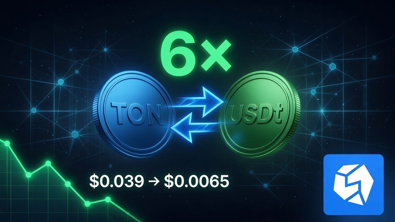 TON Fees Just Dropped 6× — Here’s What That Actually Means for DeFi Traders