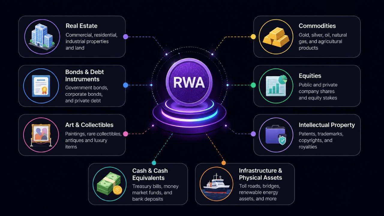 Top 10 Real World Assets Used in RWA Tokenization