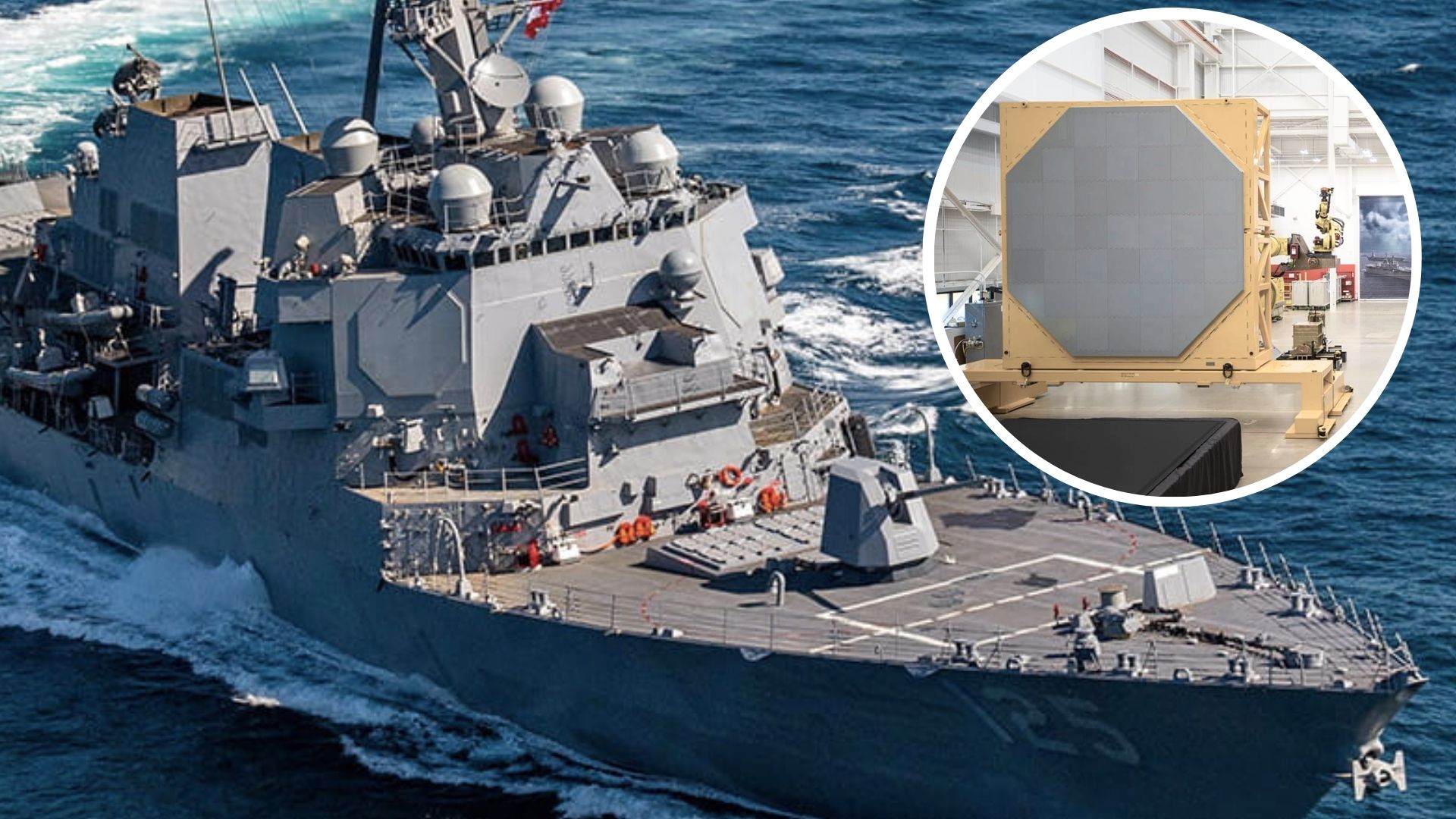US firm’s most advanced maritime radar set to boost battleship’s defense capability