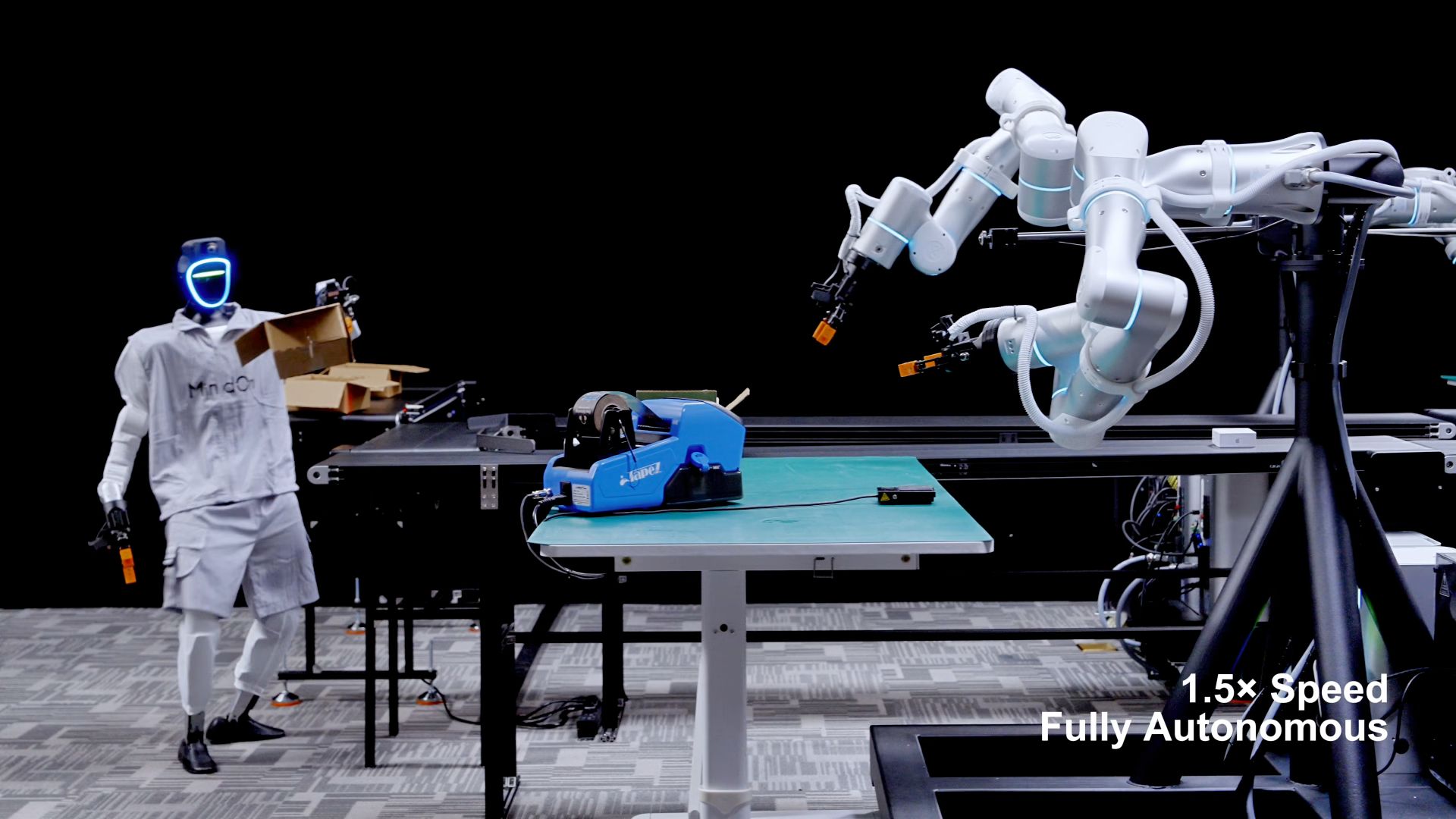 Video: Chinese firm shows humanoid and robot arm control by single model in new demo