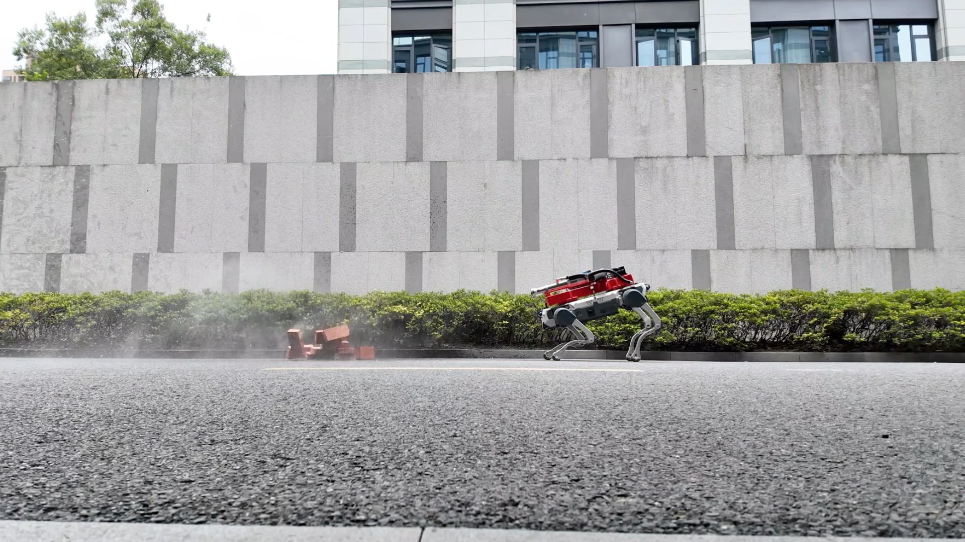 Video: Robot dog delivers pulse-powered firefighting for safer emergency operations