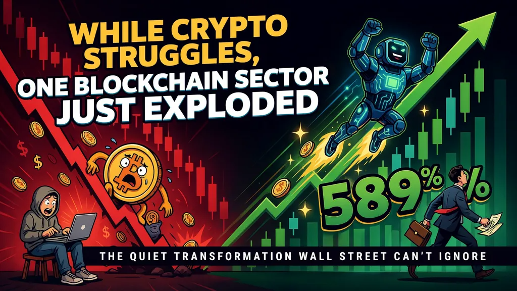 While Crypto Struggles, One Blockchain Sector Just Exploded 589%