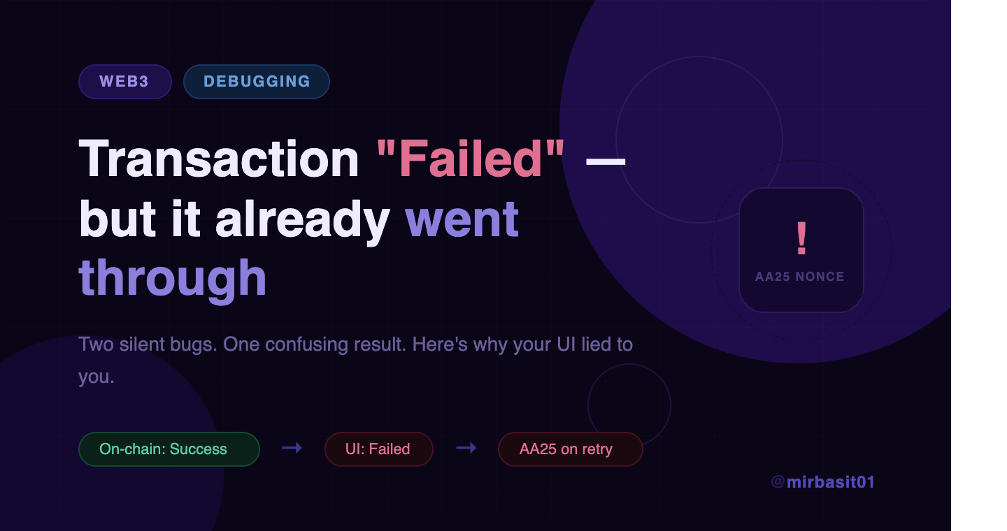 Why Your Transaction Shows “Failed” But Your Money Is Already Gone
