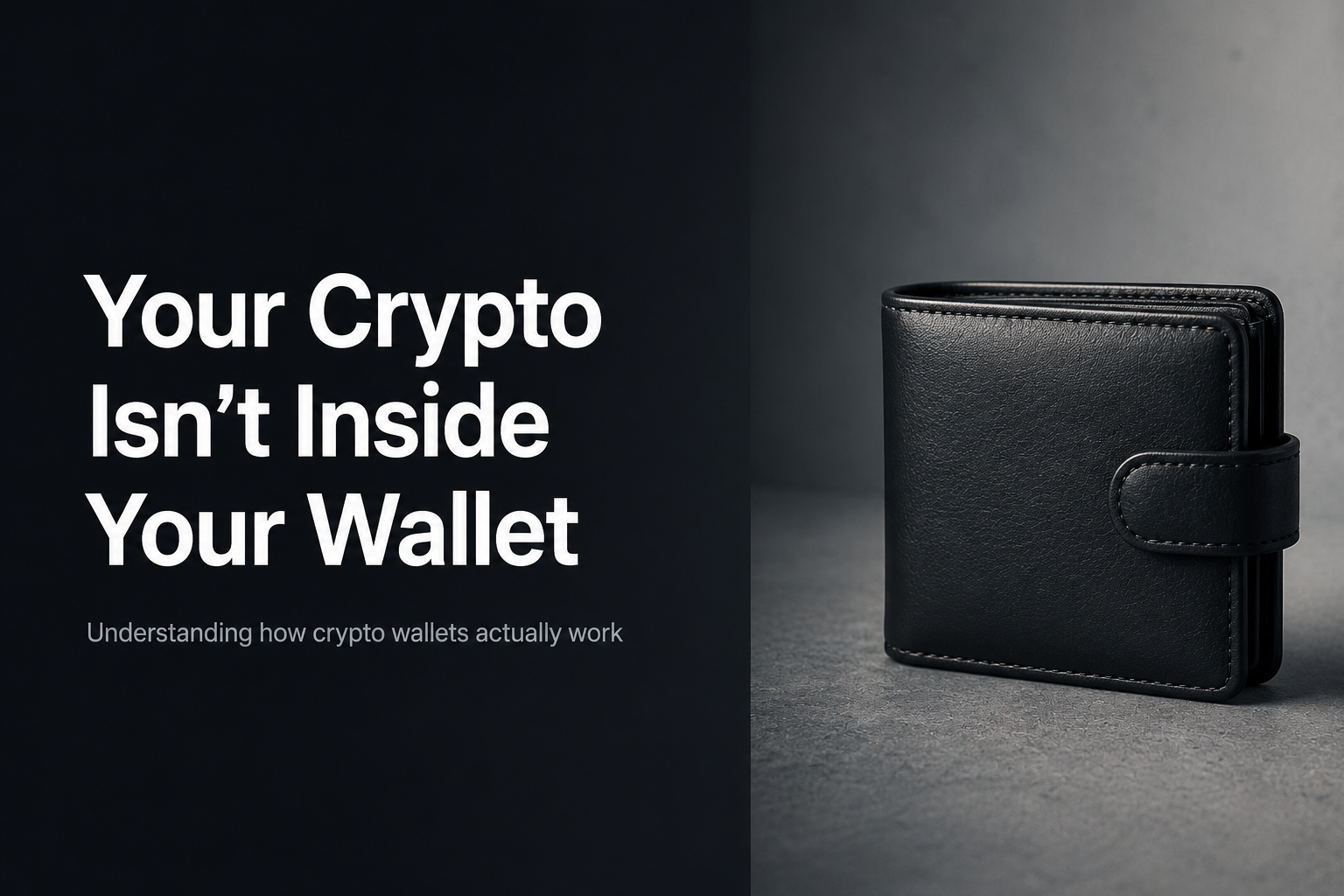 Your Crypto Isn’t Inside Your Wallet: The Biggest Misunderstanding in Web3
