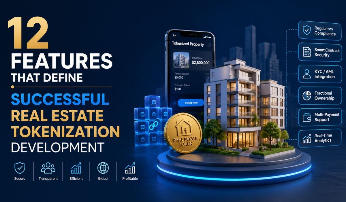 12 Features That Define Successful Real Estate Tokenization Development