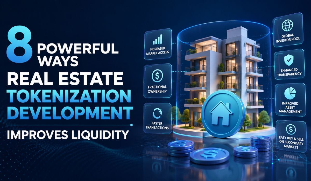 8 Powerful Ways Real Estate Tokenization Development Improves Liquidity
