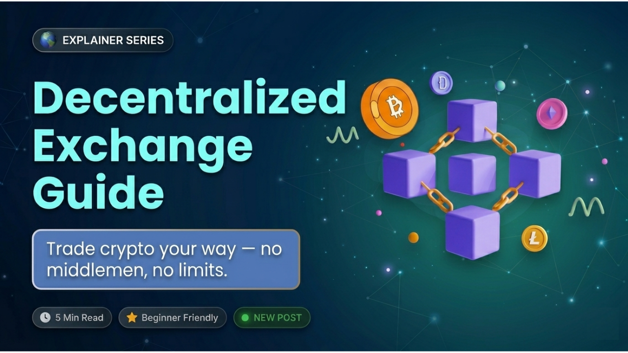 A Beginner’s Guide to Decentralized Exchanges (DEXs) and Their Types