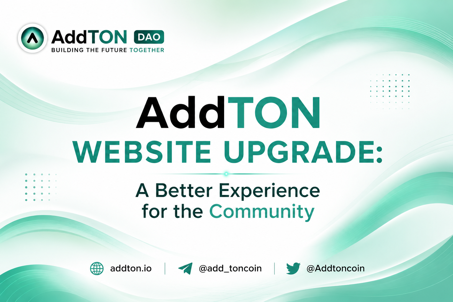 AddTON Website Upgrade: A Better Experience for the Community