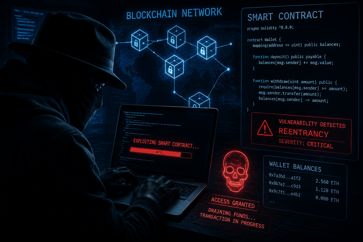 Advanced Offensive Security Tactics in Smart Contract Hacking