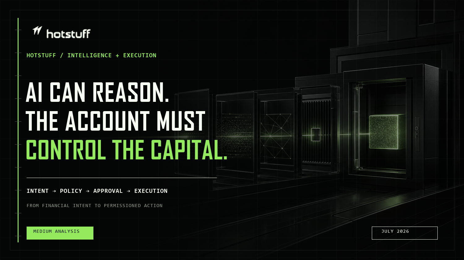 AI Can Reason! The Account Must Control the Capital